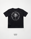 Hot Mom Country Club (Black Tie) in Black M Karina — Spirit Celeste USA made luxury basic