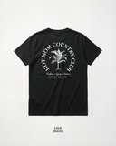 Hot Mom Country Club (Black Tie) in Black — Spirit Celeste USA made luxury basic