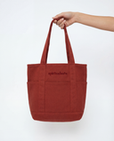 "Mina" - The Cotton Denim Mini Tote in Lava Falls — Spirit Celeste USA made luxury basic