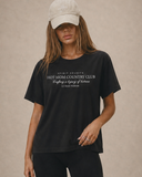 Hot Mom Country Club (Black Tie) in Black S Lisa — Spirit Celeste USA made luxury basic