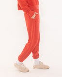 "Lizzy" - The Easy Tapered Jogger in Lava Falls XL — Spirit Celeste USA made luxury basic