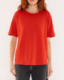 "Ozzy" - The Relaxed Concert Tee in Lava Falls M — Spirit Celeste USA made luxury basic