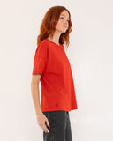 "Ozzy" - The Relaxed Concert Tee in Lava Falls L — Spirit Celeste USA made luxury basic