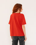 "Ozzy" - The Relaxed Concert Tee in Lava Falls XL — Spirit Celeste USA made luxury basic