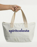 "Gordo" - The Oversized Cotton Denim Tote in Blue Indigo — Spirit Celeste USA made luxury basic