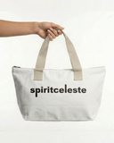 "Gordo" - The Oversized Cotton Denim Tote in Black — Spirit Celeste USA made luxury basic