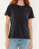 "Lisa" - The Short Sleeve Crew in Black M — Spirit Celeste USA made luxury basic