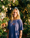 LA Hawaii Athletics (LA Edition) in Blue Indigo Ozzy — Spirit Celeste USA made luxury basic