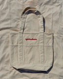 "Mina" - The Cotton Denim Mini Tote in — Spirit Celeste USA made luxury basic