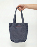 "Mina" - The Cotton Denim Mini Tote in Blue Indigo — Spirit Celeste USA made luxury basic