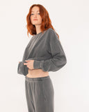 "Lizzy" - The Easy Tapered Jogger in — Spirit Celeste USA made luxury basic