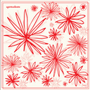 "Margo" Silk Bandana - Celeste Bloom in Celeste Bloom — Spirit Celeste USA made luxury basic