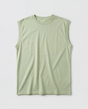 "Tina" - The Relaxed Muscle Tee in — Spirit Celeste USA made luxury basic