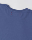 "Karina" - The Boxy Crop Tee in — Spirit Celeste USA made luxury basic