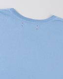 "Karina" Boxy Crop Tee - Dusk Blue in — Spirit Celeste USA made luxury basic
