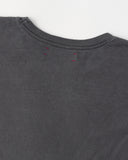 "Karina" - The Boxy Crop Tee in — Spirit Celeste USA made luxury basic