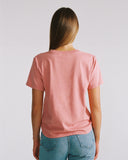 "Lisa" Crew Neck Tee - Dusty Rose in — Spirit Celeste USA made luxury basic