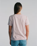 "Lisa" Crew Neck Tee - Burnished Lilac in — Spirit Celeste USA made luxury basic