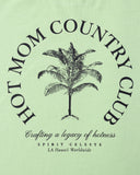 Hot Mom Country Club (Tennis Green) in — Spirit Celeste USA made luxury basic