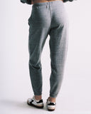 "Lizzy" Tapered Jogger - Heather Grey in — Spirit Celeste USA made luxury basic