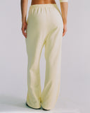 "Louise" Straight Leg Sweatpants - Butter Yellow in — Spirit Celeste USA made luxury basic