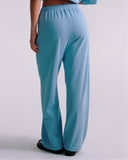 "Louise" Straight Leg Sweatpants - Dusk Blue in — Spirit Celeste USA made luxury basic