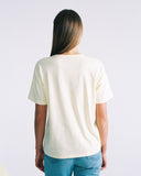 "Ozzy" Relaxed Concert Tee - Butter Yellow in — Spirit Celeste USA made luxury basic