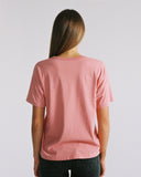 "Ozzy" Relaxed Concert Tee - Dusty Rose in — Spirit Celeste USA made luxury basic