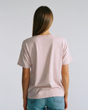 "Ozzy" Relaxed Concert Tee - Burnished Lilac in — Spirit Celeste USA made luxury basic