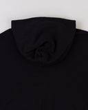 "Sadie" Zip-Up Cropped Hoodie - Black in — Spirit Celeste USA made luxury basic