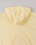 "Sadie" Zip-Up Cropped Hoodie - Butter Yellow in — Spirit Celeste USA made luxury basic