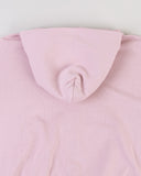 "Sadie" Zip-Up Cropped Hoodie - Burnished Lilac in — Spirit Celeste USA made luxury basic