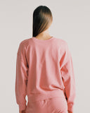 "Thelma" Crewneck Sweatshirt - Dusty Rose in — Spirit Celeste USA made luxury basic