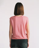 "Tina" Relaxed Muscle Tee - Dusty Rose in — Spirit Celeste USA made luxury basic