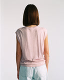 "Tina" Relaxed Muscle Tee - Burnished Lilac in — Spirit Celeste USA made luxury basic