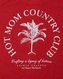 Hot Mom Country Club (Varsity Red) in — Spirit Celeste USA made luxury basic