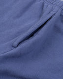 "Braddy" Relaxed Fleece Shorts - Blue Indigo in — Spirit Celeste USA made luxury basic