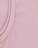 "Christina" Ribbed Fitted Tank - Burnished Lilac in — Spirit Celeste USA made luxury basic