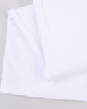 "Louise" Straight Leg Sweatpants - White in — Spirit Celeste USA made luxury basic