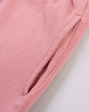 "Max" Mini Fleece Shorts - Dusty Rose in — Spirit Celeste USA made luxury basic
