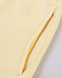 "Max" Mini Fleece Shorts - Butter Yellow in — Spirit Celeste USA made luxury basic