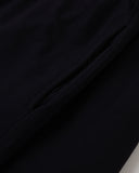 "Paulie" Relaxed Cotton Shorts - Black in — Spirit Celeste USA made luxury basic