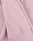 "Sadie" Zip-Up Cropped Hoodie - Burnished Lilac in — Spirit Celeste USA made luxury basic