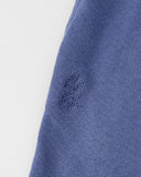 "Braddy" Relaxed Fleece Shorts - Blue Indigo in — Spirit Celeste USA made luxury basic