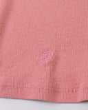 "Christina" Ribbed Fitted Tank - Dusty Rose in — Spirit Celeste USA made luxury basic