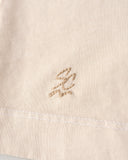 "Karina" - The Boxy Crop Tee in — Spirit Celeste USA made luxury basic