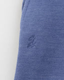 "Lizzy" Tapered Jogger - Blue Indigo in — Spirit Celeste USA made luxury basic