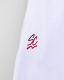 "Lizzy" Tapered Jogger - White in — Spirit Celeste USA made luxury basic