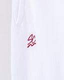 "Louise" Straight Leg Sweatpants - White in — Spirit Celeste USA made luxury basic