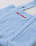 "Mina" Cotton Denim Mini Tote - Dusk Blue in — Spirit Celeste USA made luxury basic
